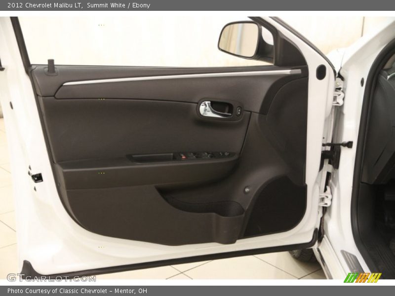 Summit White / Ebony 2012 Chevrolet Malibu LT