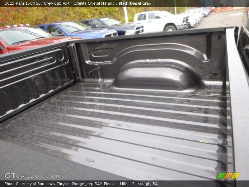 Granite Crystal Metallic / Black/Diesel Gray 2015 Ram 1500 SLT Crew Cab 4x4
