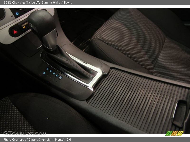 Summit White / Ebony 2012 Chevrolet Malibu LT