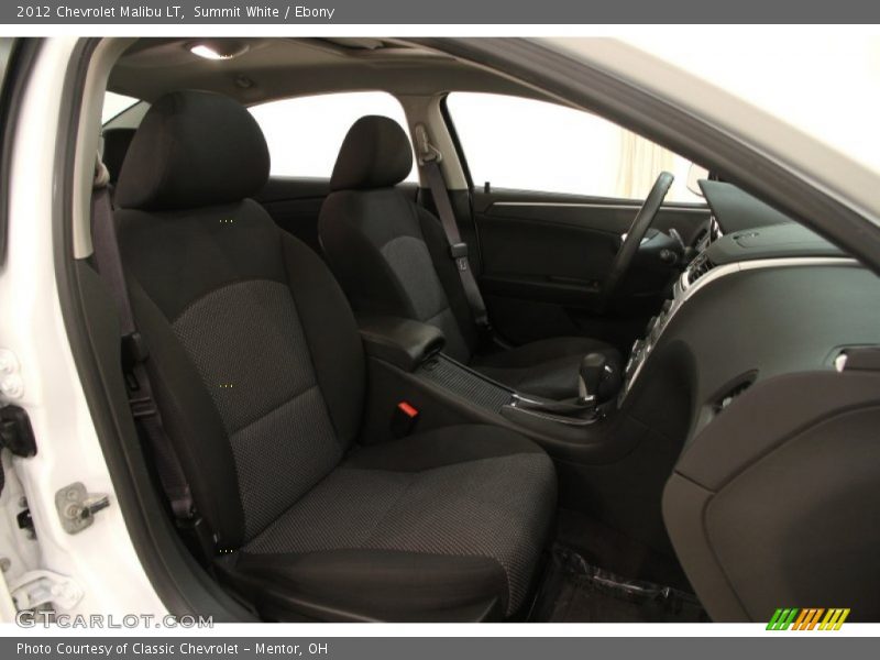 Summit White / Ebony 2012 Chevrolet Malibu LT