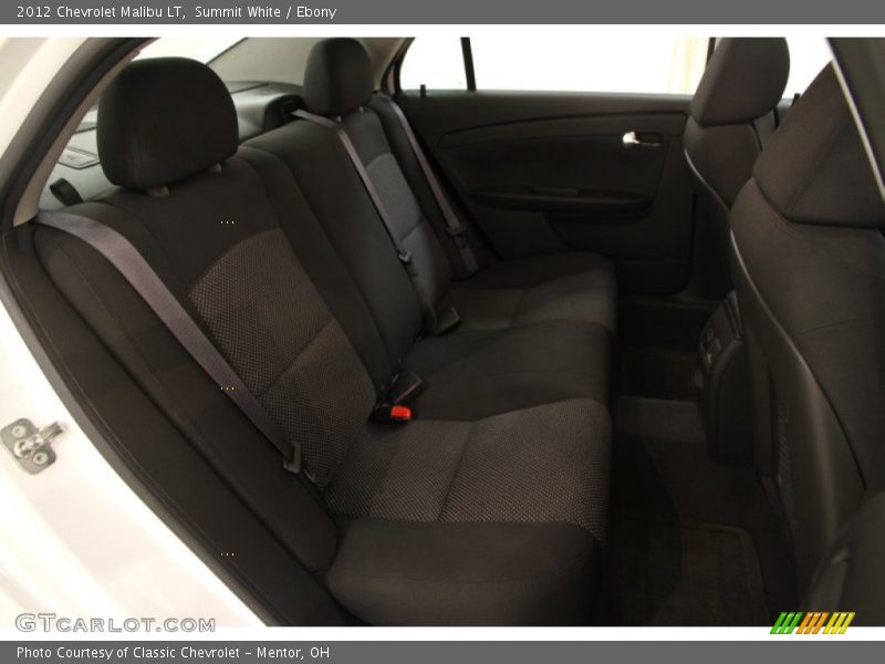 Summit White / Ebony 2012 Chevrolet Malibu LT