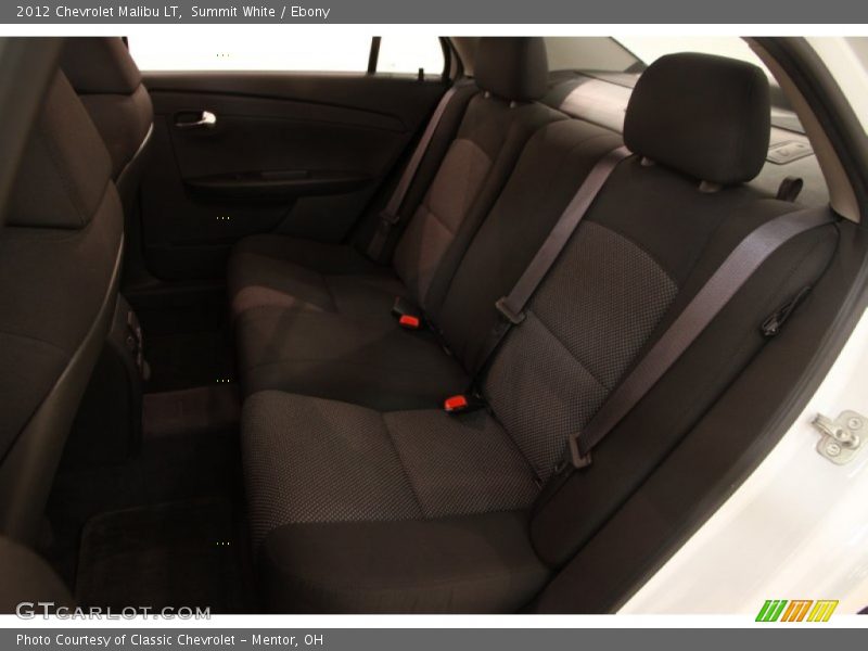 Summit White / Ebony 2012 Chevrolet Malibu LT