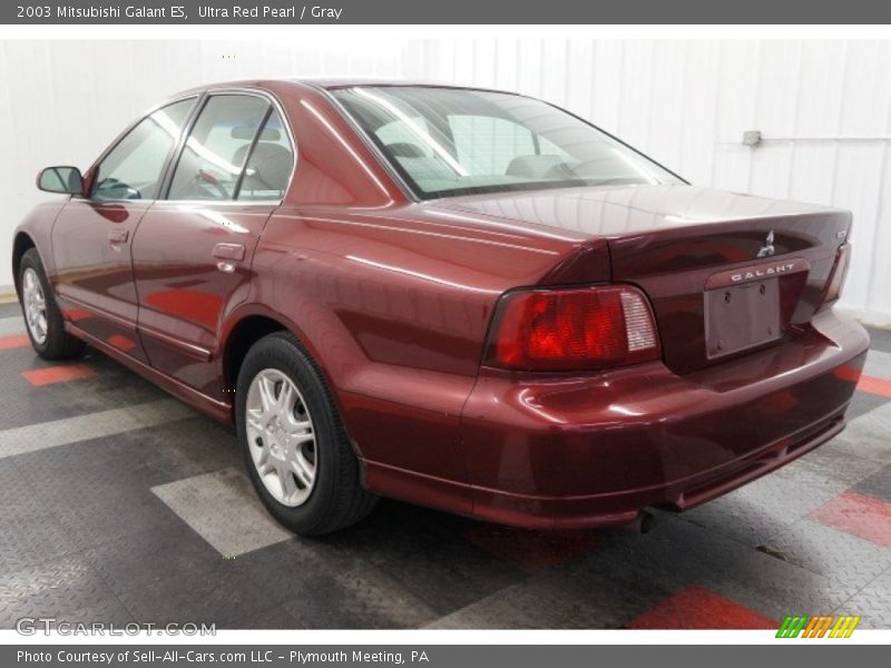 Ultra Red Pearl / Gray 2003 Mitsubishi Galant ES