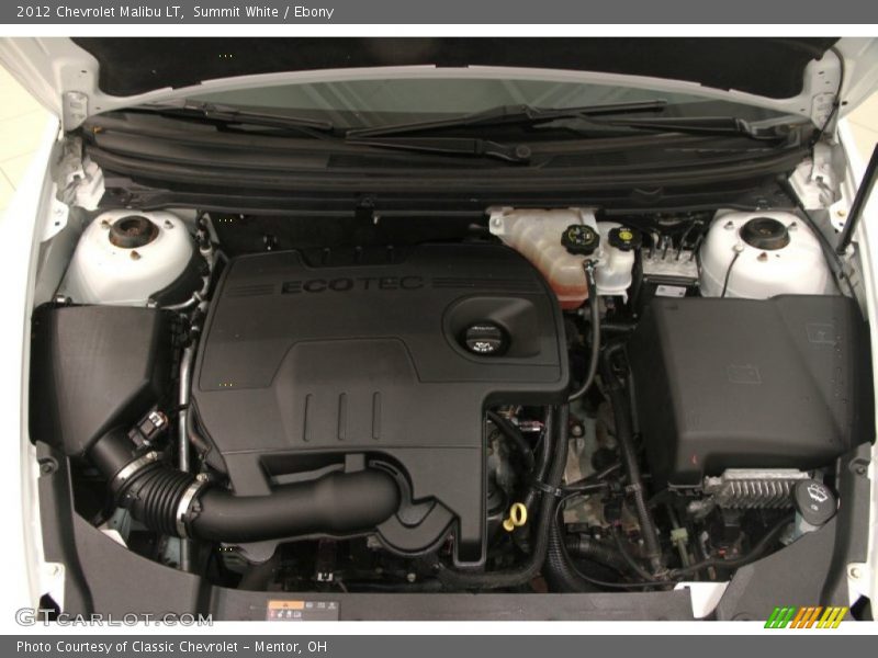 Summit White / Ebony 2012 Chevrolet Malibu LT