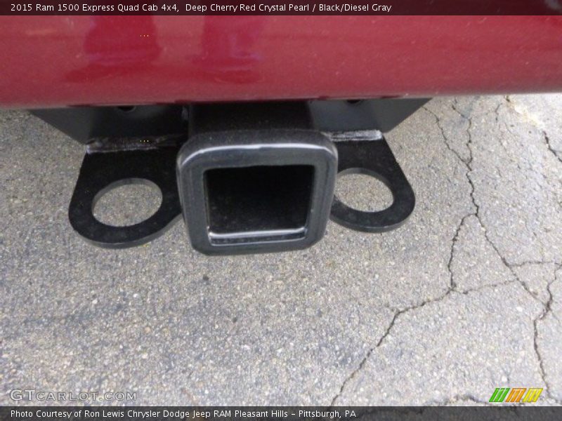Deep Cherry Red Crystal Pearl / Black/Diesel Gray 2015 Ram 1500 Express Quad Cab 4x4