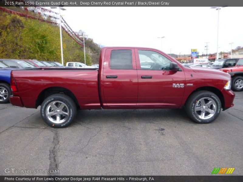  2015 1500 Express Quad Cab 4x4 Deep Cherry Red Crystal Pearl