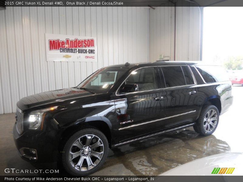 Onyx Black / Denali Cocoa/Shale 2015 GMC Yukon XL Denali 4WD