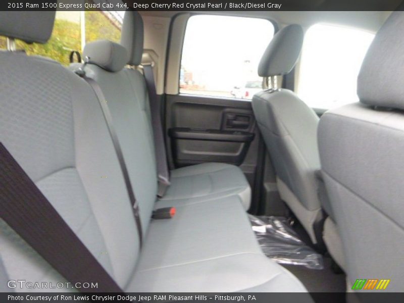 Deep Cherry Red Crystal Pearl / Black/Diesel Gray 2015 Ram 1500 Express Quad Cab 4x4