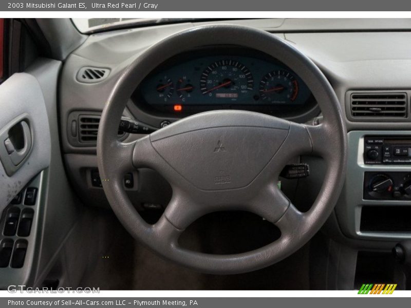 Ultra Red Pearl / Gray 2003 Mitsubishi Galant ES