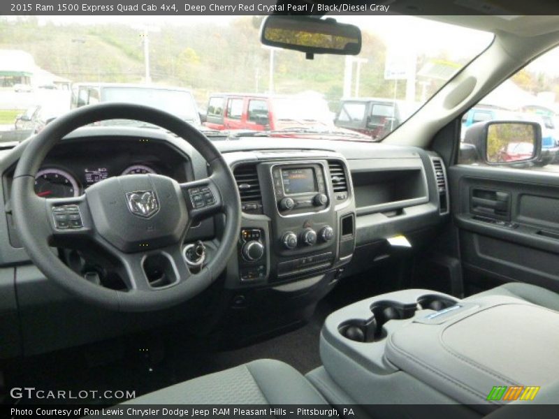 Black/Diesel Gray Interior - 2015 1500 Express Quad Cab 4x4 