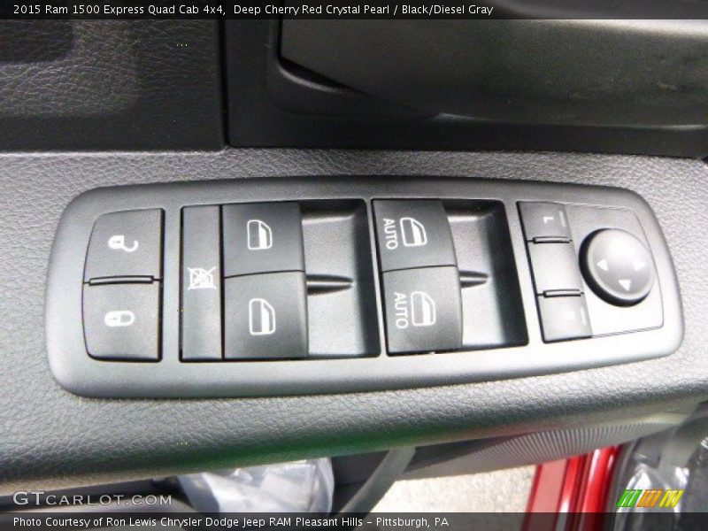 Deep Cherry Red Crystal Pearl / Black/Diesel Gray 2015 Ram 1500 Express Quad Cab 4x4