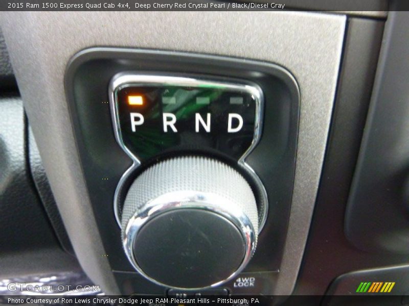 Deep Cherry Red Crystal Pearl / Black/Diesel Gray 2015 Ram 1500 Express Quad Cab 4x4