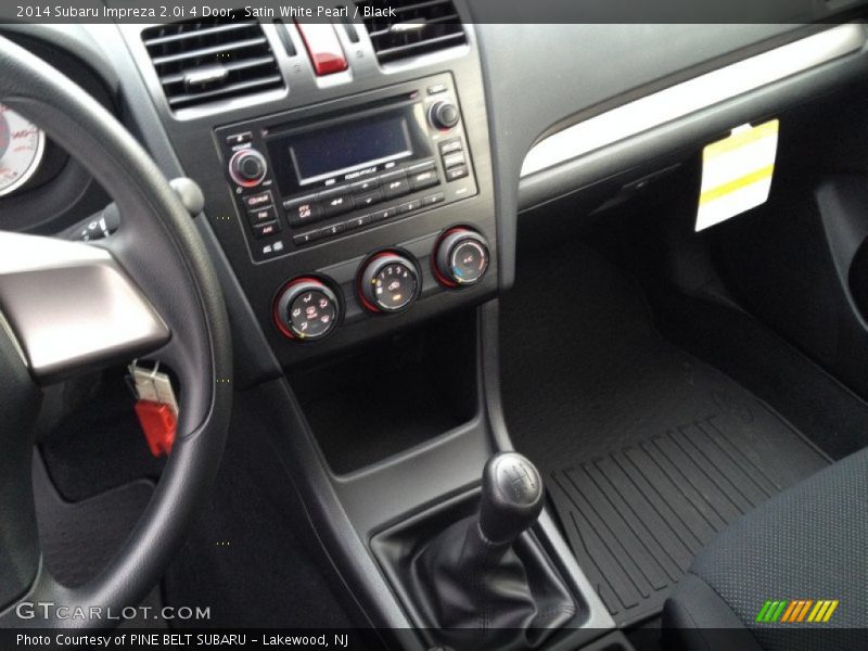 Satin White Pearl / Black 2014 Subaru Impreza 2.0i 4 Door