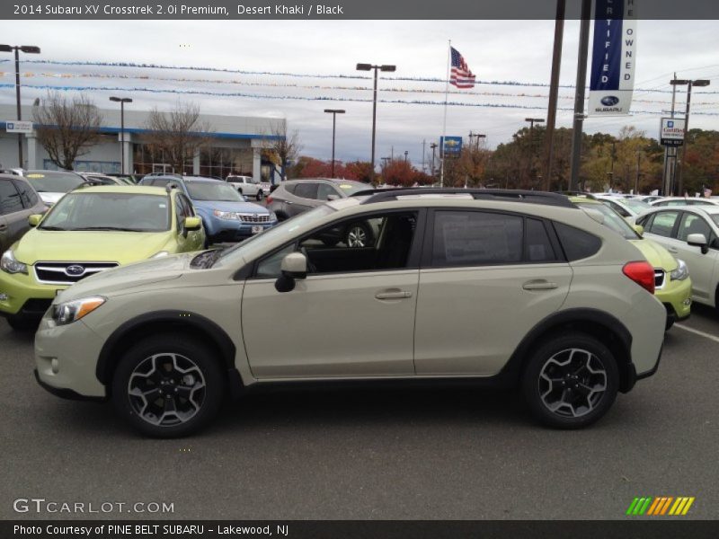 Desert Khaki / Black 2014 Subaru XV Crosstrek 2.0i Premium