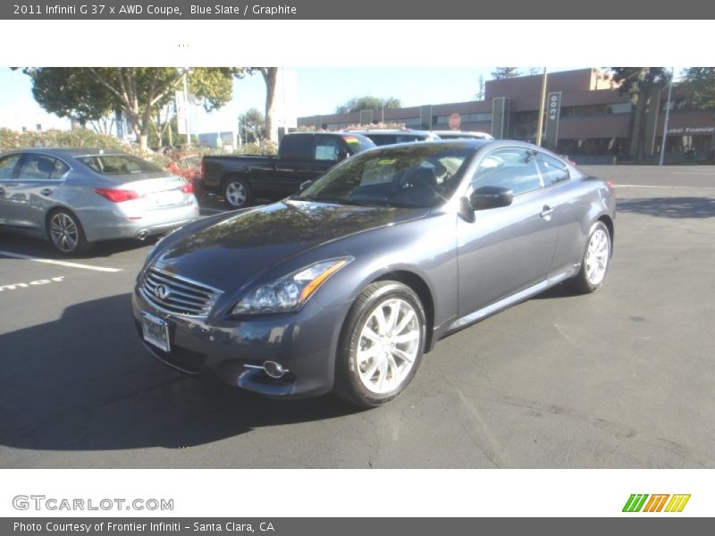 Blue Slate / Graphite 2011 Infiniti G 37 x AWD Coupe