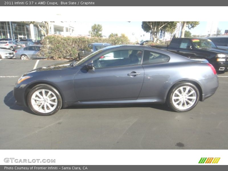 Blue Slate / Graphite 2011 Infiniti G 37 x AWD Coupe