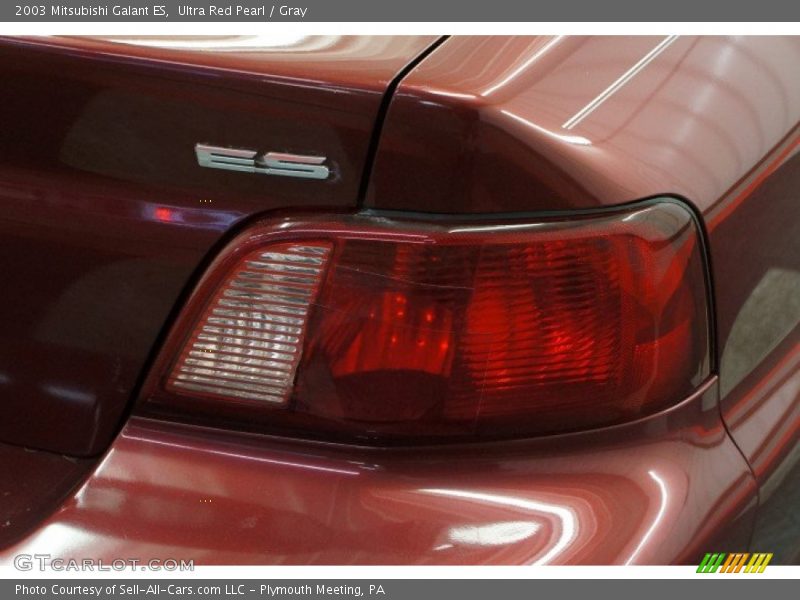 Ultra Red Pearl / Gray 2003 Mitsubishi Galant ES