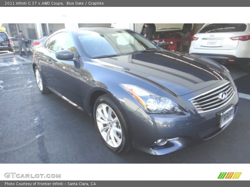 Blue Slate / Graphite 2011 Infiniti G 37 x AWD Coupe