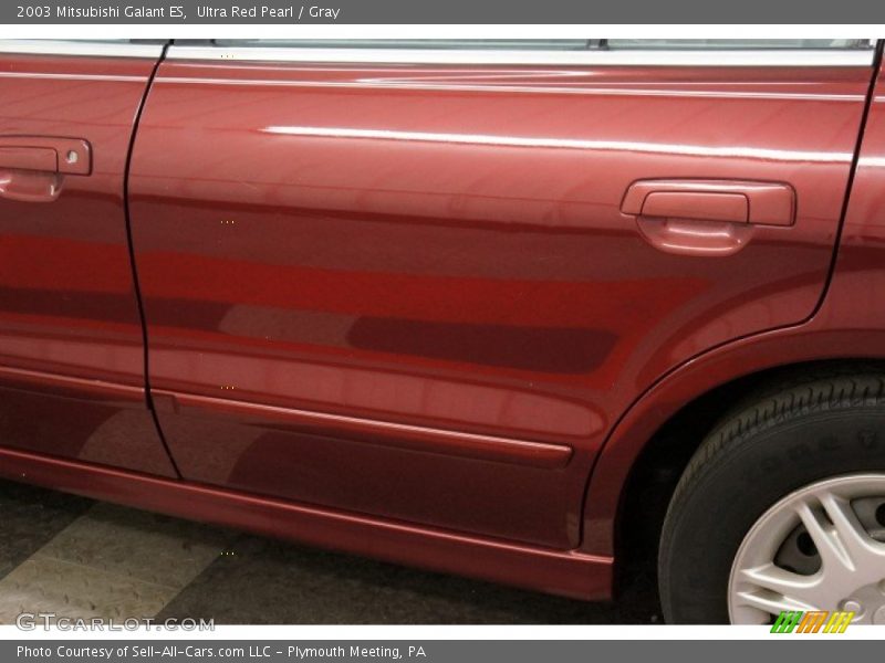 Ultra Red Pearl / Gray 2003 Mitsubishi Galant ES