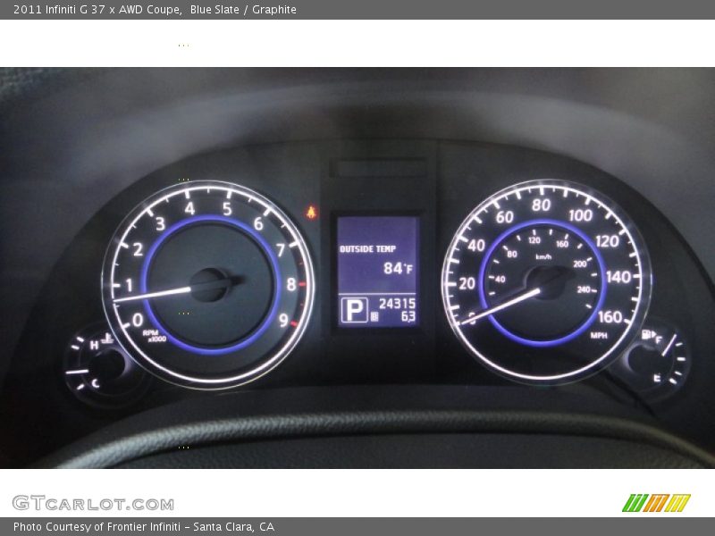 Blue Slate / Graphite 2011 Infiniti G 37 x AWD Coupe