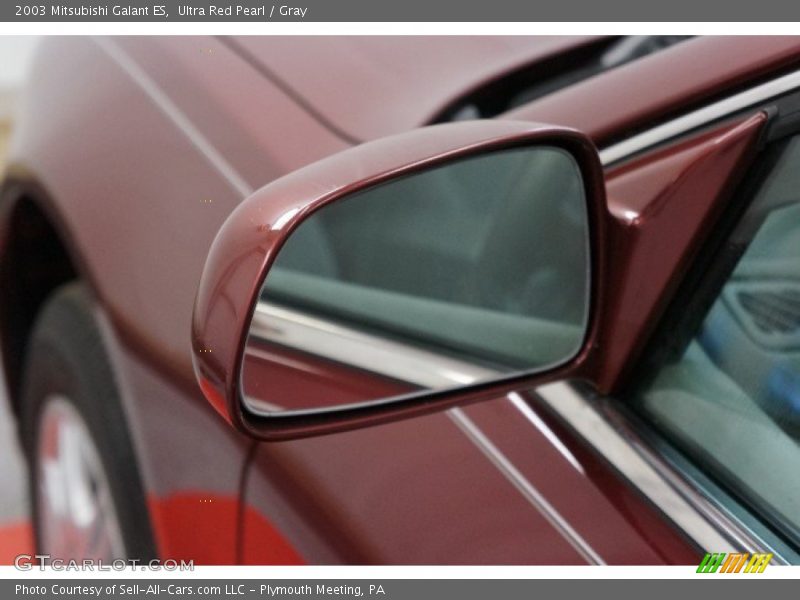 Ultra Red Pearl / Gray 2003 Mitsubishi Galant ES