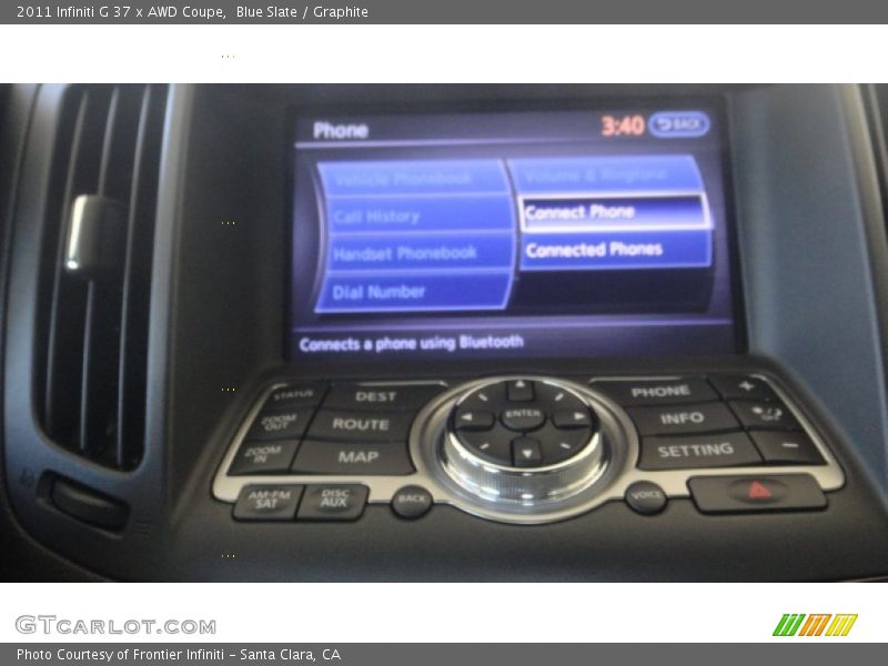 Blue Slate / Graphite 2011 Infiniti G 37 x AWD Coupe