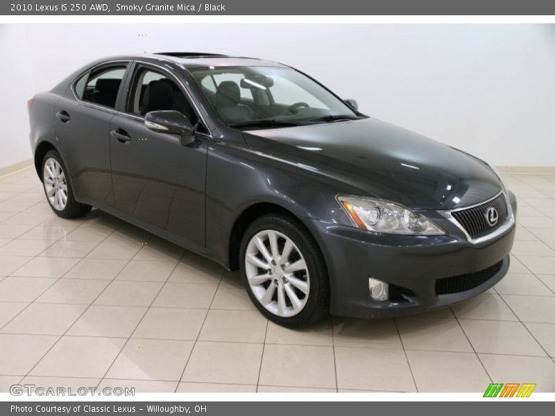 Smoky Granite Mica / Black 2010 Lexus IS 250 AWD