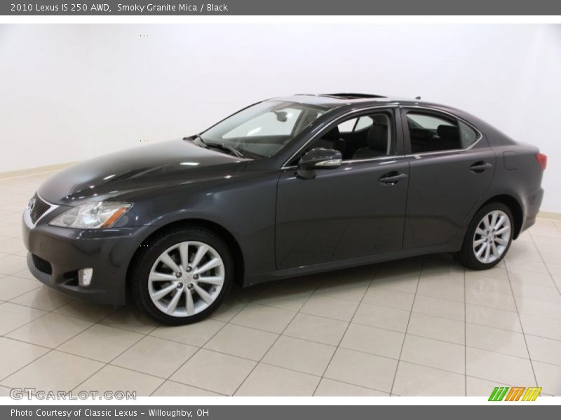 Smoky Granite Mica / Black 2010 Lexus IS 250 AWD