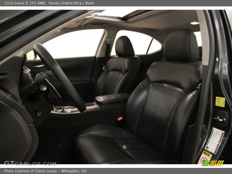 Smoky Granite Mica / Black 2010 Lexus IS 250 AWD