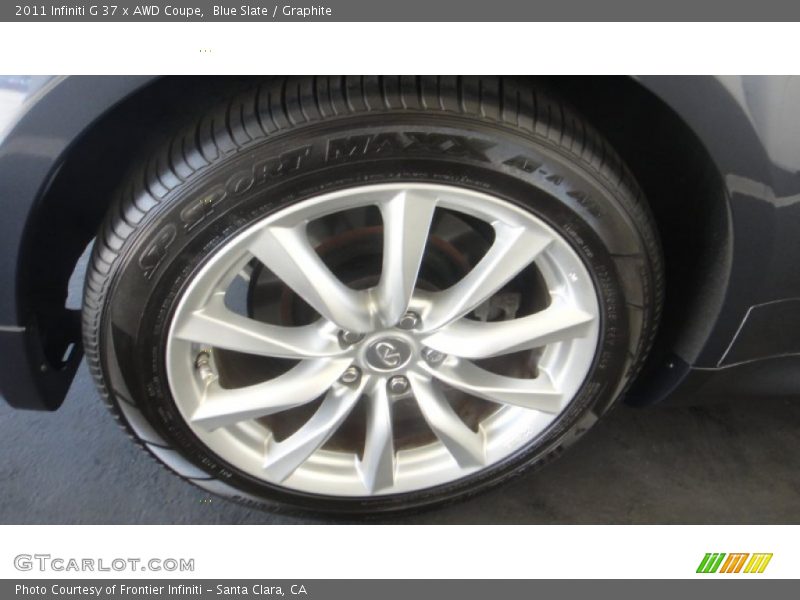 Blue Slate / Graphite 2011 Infiniti G 37 x AWD Coupe