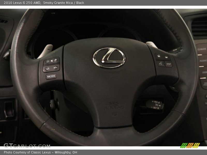 Smoky Granite Mica / Black 2010 Lexus IS 250 AWD