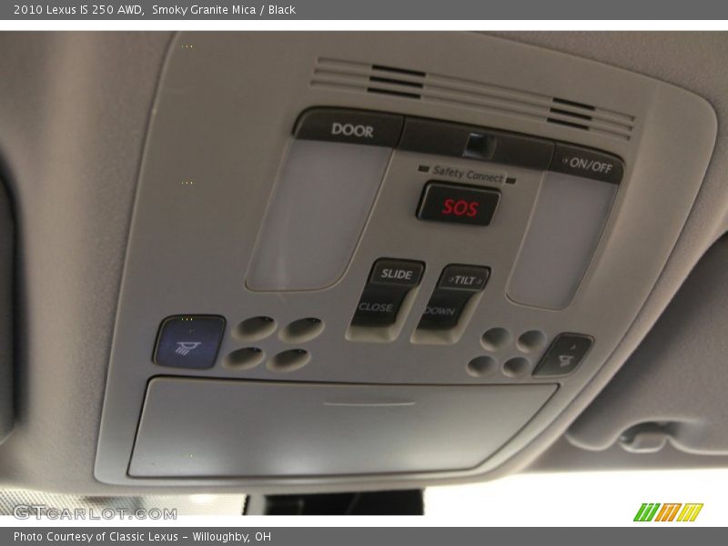 Smoky Granite Mica / Black 2010 Lexus IS 250 AWD