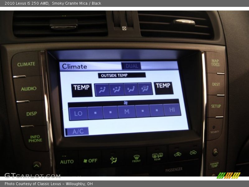 Smoky Granite Mica / Black 2010 Lexus IS 250 AWD