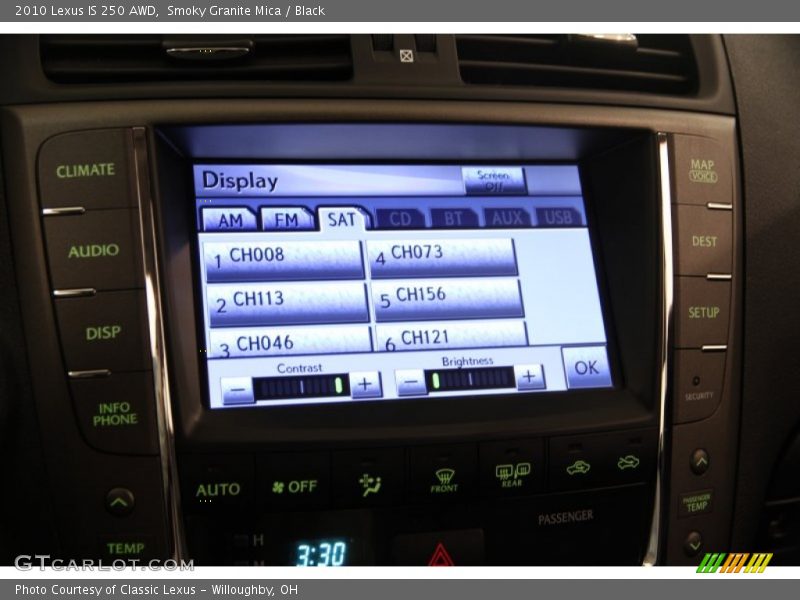 Smoky Granite Mica / Black 2010 Lexus IS 250 AWD