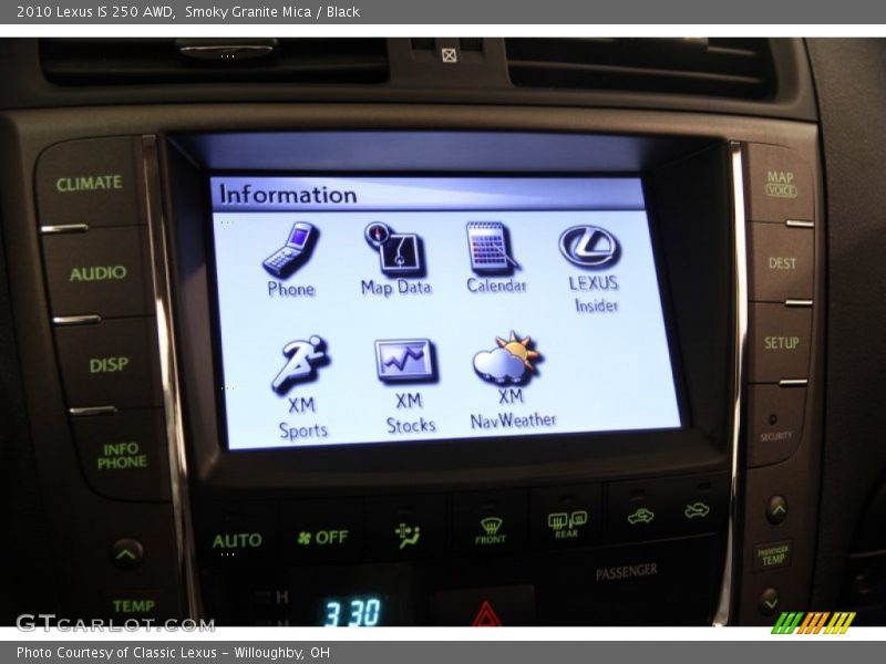 Smoky Granite Mica / Black 2010 Lexus IS 250 AWD