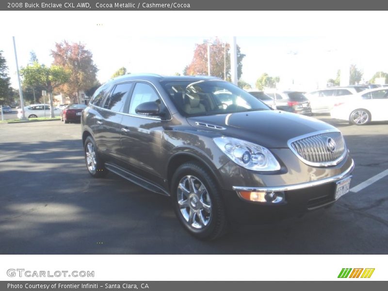 Cocoa Metallic / Cashmere/Cocoa 2008 Buick Enclave CXL AWD