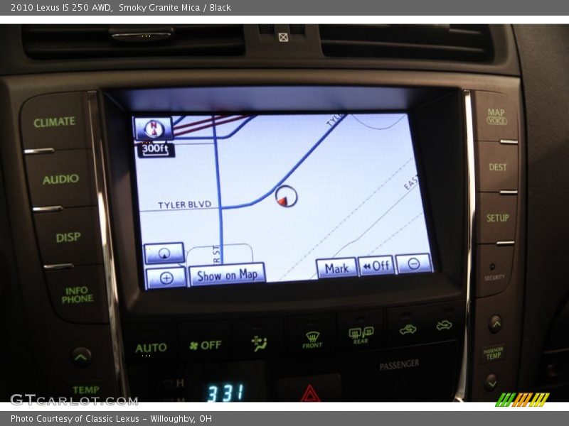 Smoky Granite Mica / Black 2010 Lexus IS 250 AWD