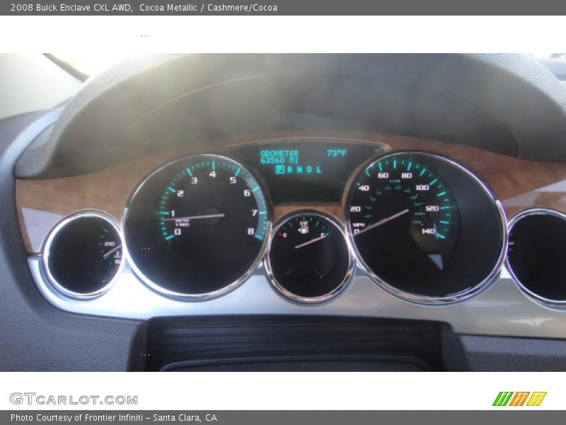 Cocoa Metallic / Cashmere/Cocoa 2008 Buick Enclave CXL AWD