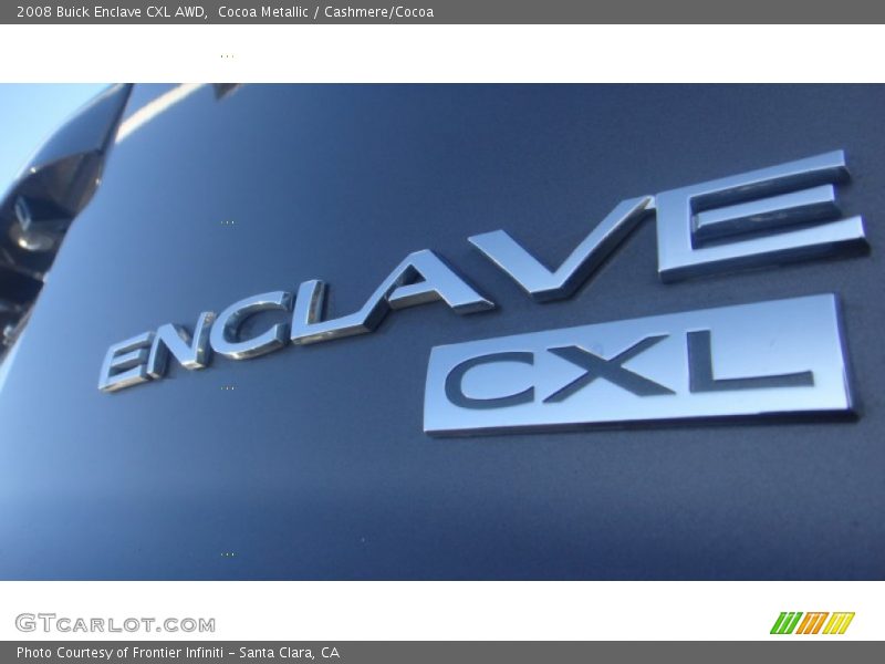 Cocoa Metallic / Cashmere/Cocoa 2008 Buick Enclave CXL AWD