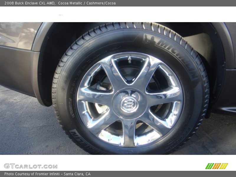 Cocoa Metallic / Cashmere/Cocoa 2008 Buick Enclave CXL AWD