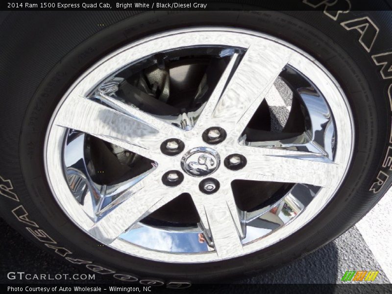 Bright White / Black/Diesel Gray 2014 Ram 1500 Express Quad Cab
