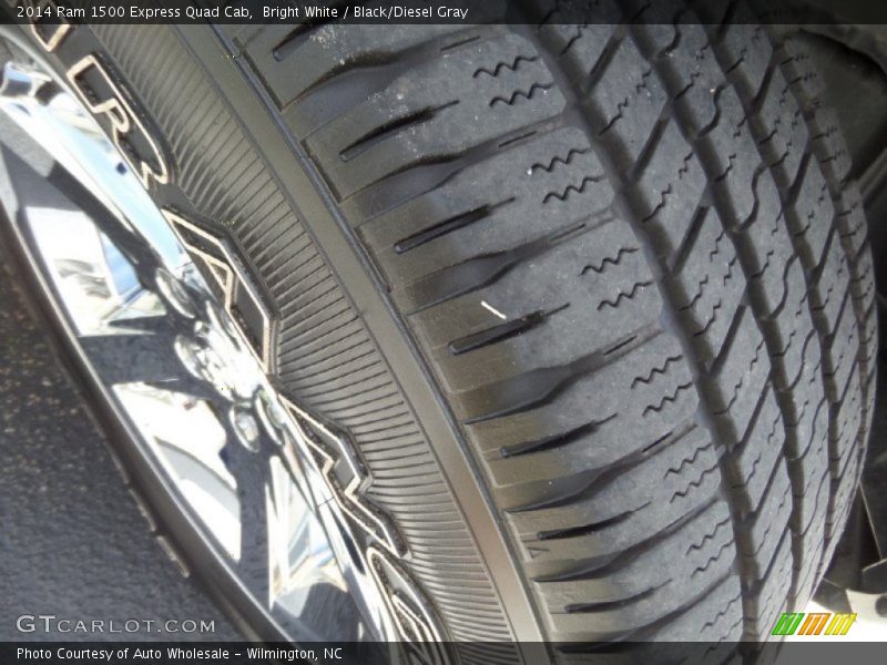 Bright White / Black/Diesel Gray 2014 Ram 1500 Express Quad Cab