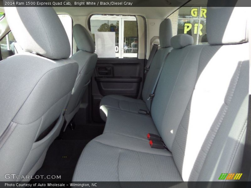 Bright White / Black/Diesel Gray 2014 Ram 1500 Express Quad Cab