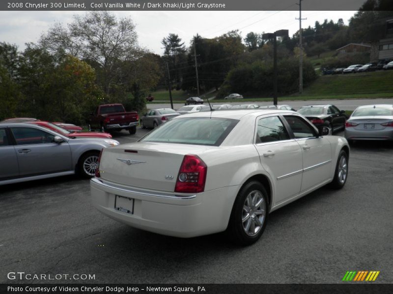 Cool Vanilla White / Dark Khaki/Light Graystone 2008 Chrysler 300 Limited