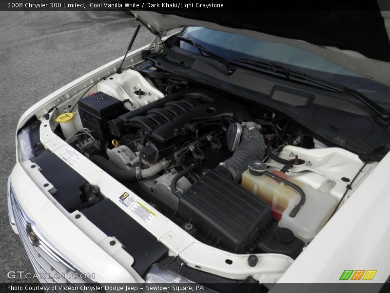 Cool Vanilla White / Dark Khaki/Light Graystone 2008 Chrysler 300 Limited