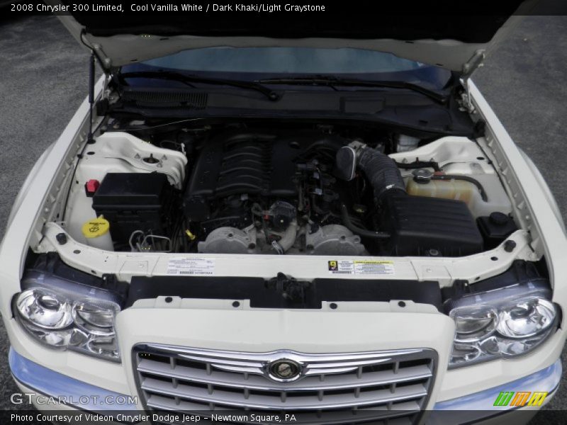Cool Vanilla White / Dark Khaki/Light Graystone 2008 Chrysler 300 Limited