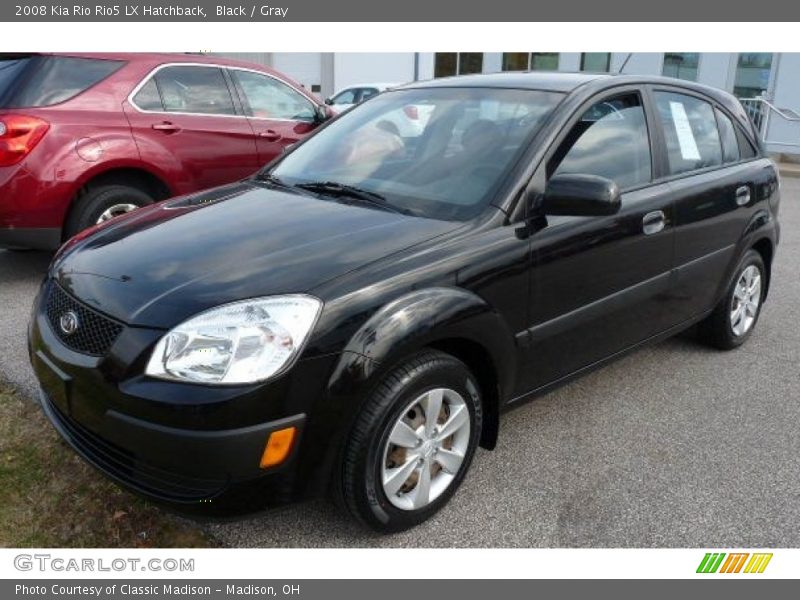 Black / Gray 2008 Kia Rio Rio5 LX Hatchback