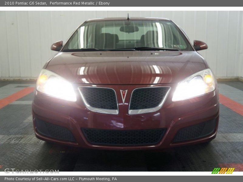 Performance Red Metallic / Ebony 2010 Pontiac G6 Sedan