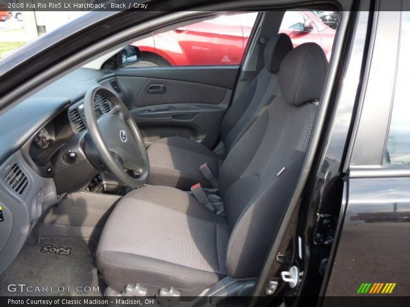 Black / Gray 2008 Kia Rio Rio5 LX Hatchback