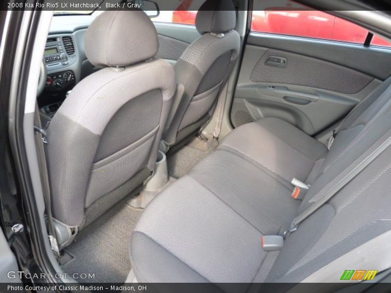 Black / Gray 2008 Kia Rio Rio5 LX Hatchback